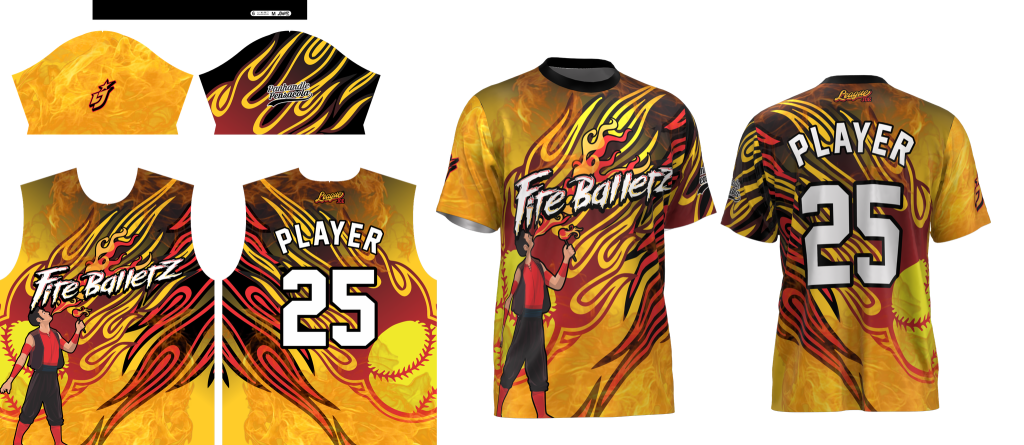 FIRE BALLERS Official Jersey