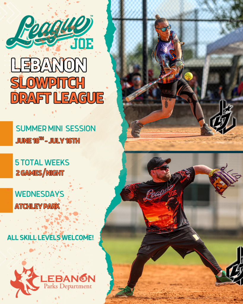 Lebanon Slowpitch Draft League Logo