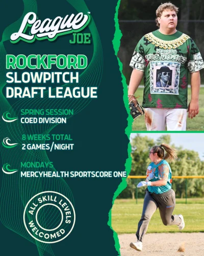 Rockford, IL Slowpitch Draft League Logo