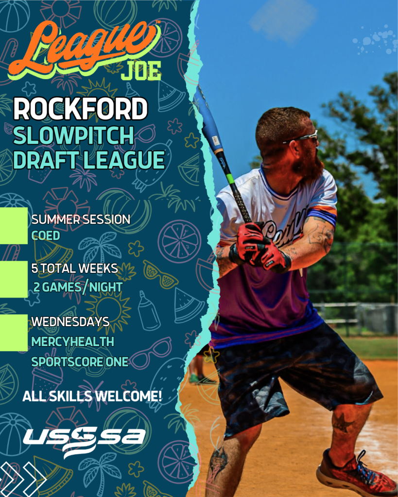 Rockford, IL Slowpitch Draft League Logo